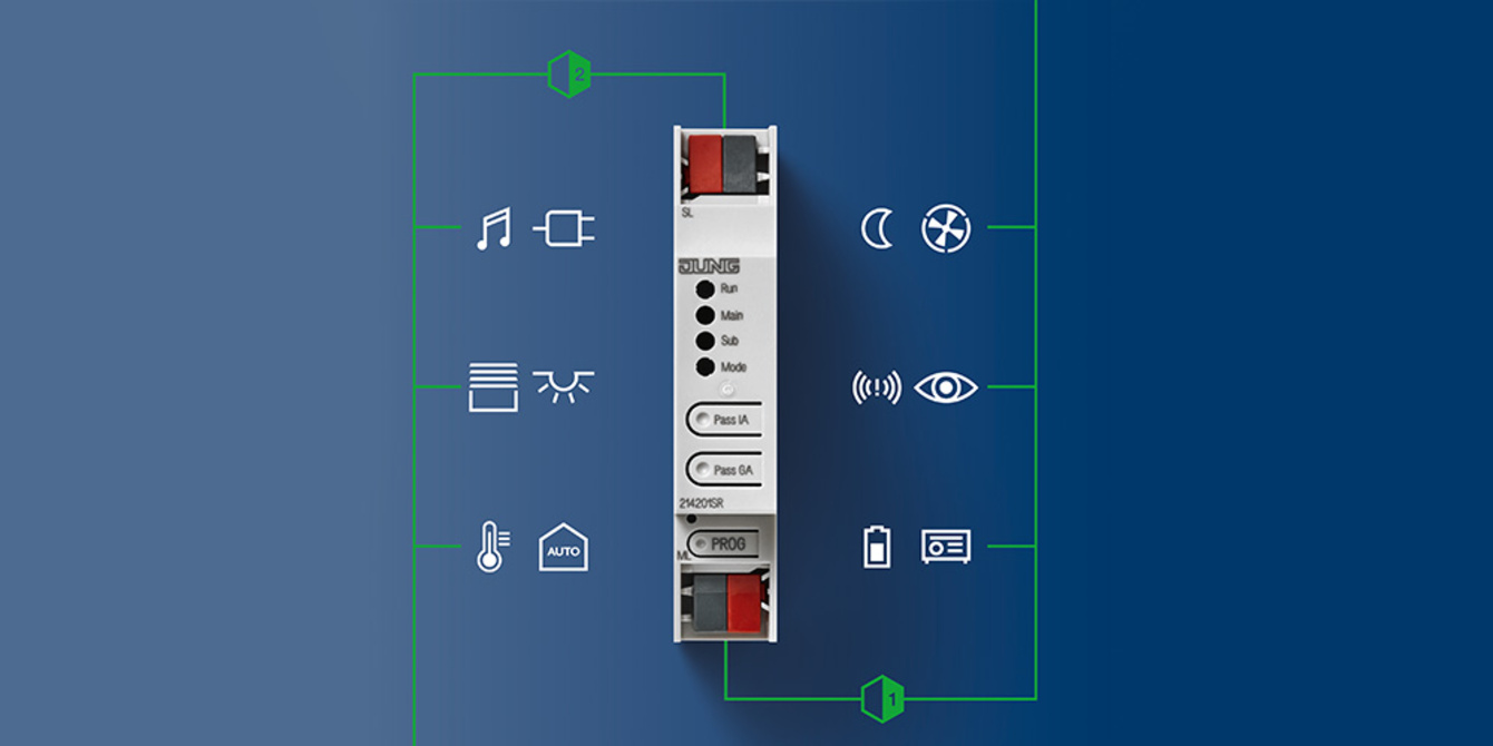 KNX Bereichs- und Linienkoppler bei Elektro- & Informationstechnik Kaudel GmbH in Moosbach